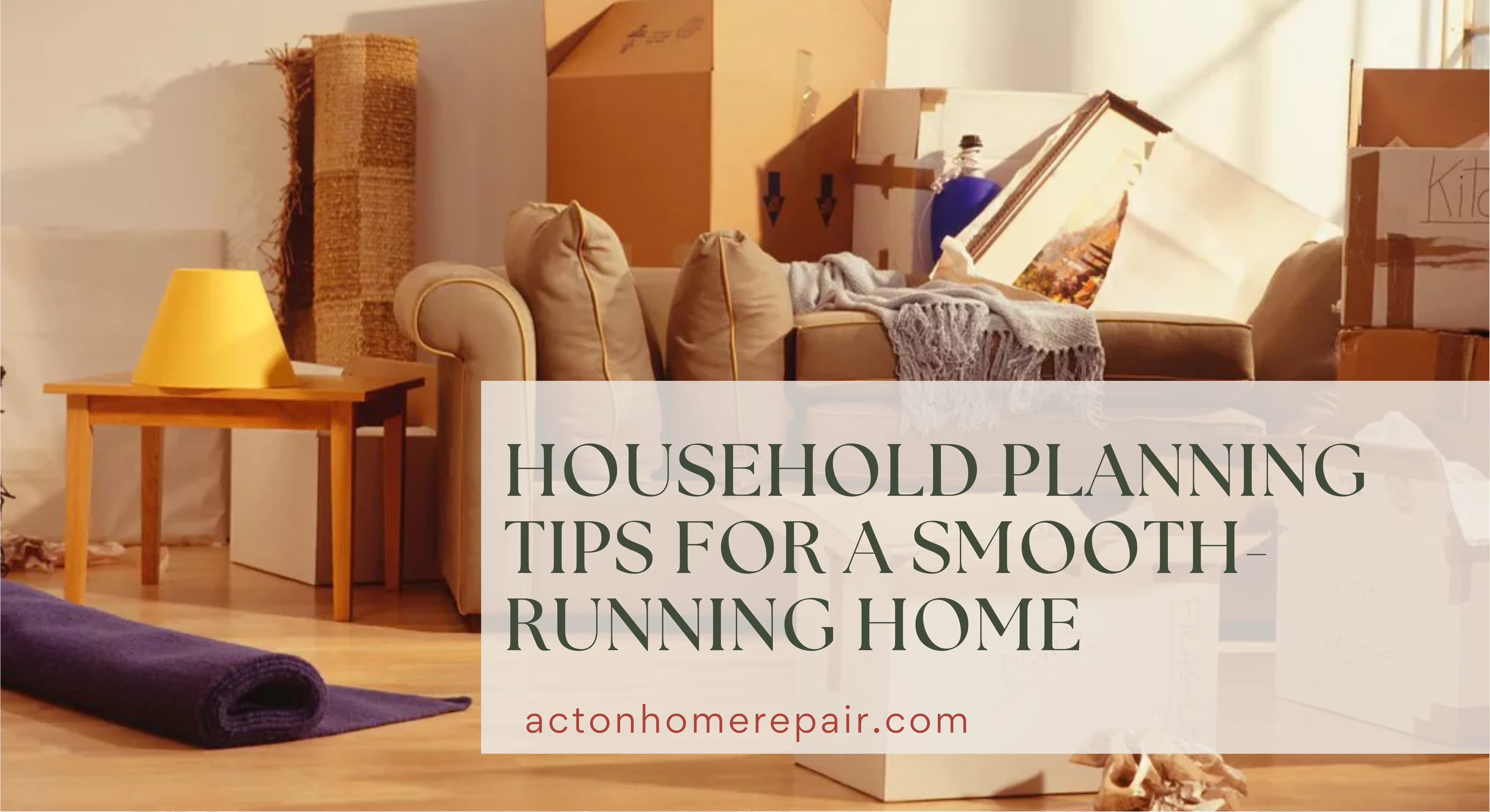 Household Planning